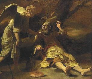 Page 3 19th Sunday of the Year The Lord strengthens us for the journey of faith ahead of us. Elijah is fraught with many difficulties. Here he is afraid and flees for his life.