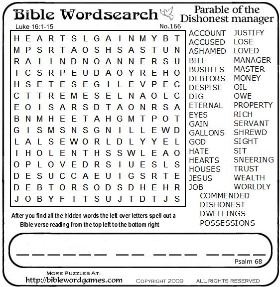 WORD SEARCH VOLUME 3, ISSUE 4 JULY 11, 2009 Pg 4 Devotional You have the ability, with your words, to make a person stronger. Your words are to their soul what a vitamin is to their body.