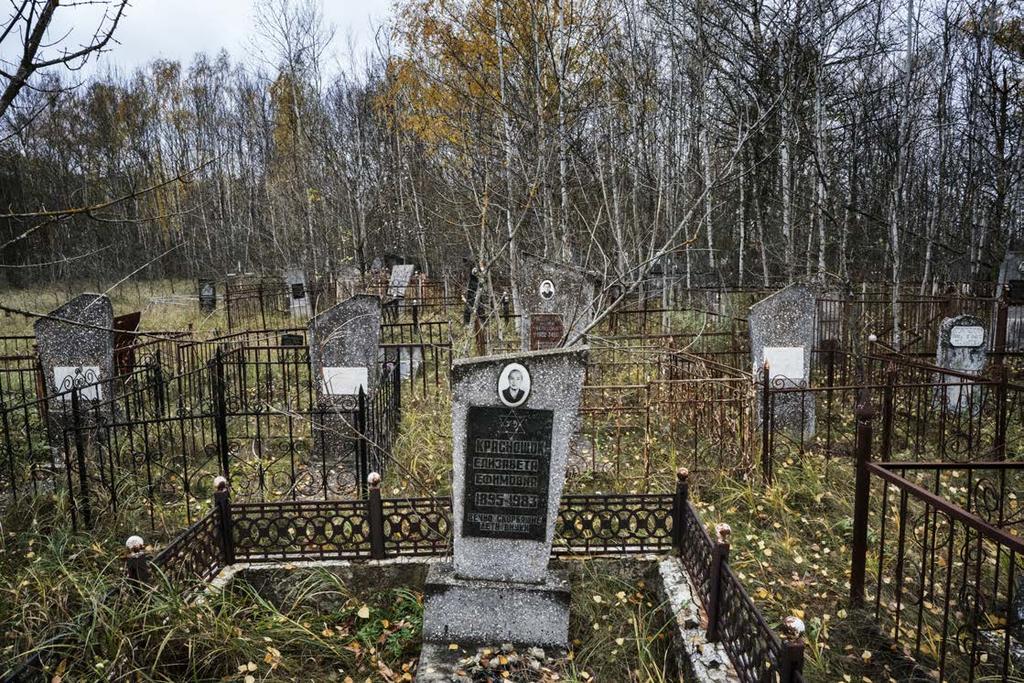 The old Jewish cemetery of Chernobyl.