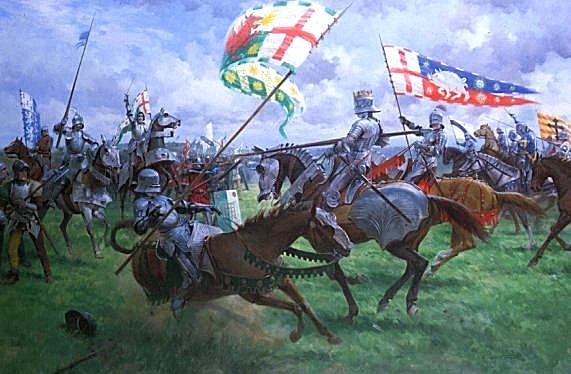 The Battle of Bosworth Field in 1485 King Richard fell in the field, struck by