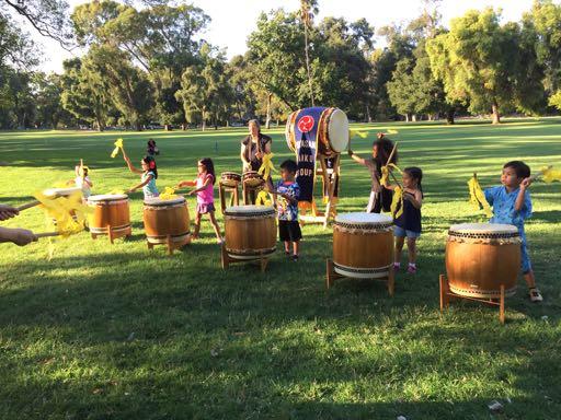 com for more details. This is the perfect setting for children to learn the art of taiko.