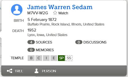 Finding Tool: Person Summary Card Find adults with no parents or spouse and locate them Method: From the Person Page of each of your relatives born after 1850, click the name of each spouse and adult