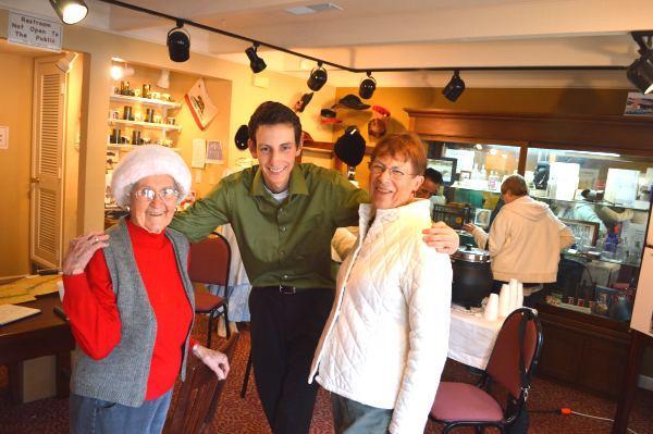 At the History Center Our Christmas Open House was held in conjunction with the Fair Oaks Christmas in the Village event. It was Ashton Smith s last day working as docent.