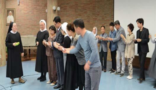 We invited all the families of the novitiate members to celebrate the importance of families and family life as well as the religious community life; and the Day gives the families and the novitiate