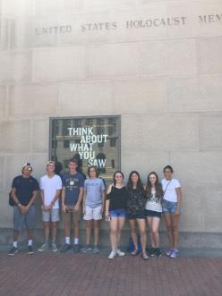 Then they traveled to New York City where they visited Ellis Island and the 9/11 Memorial and Museum.
