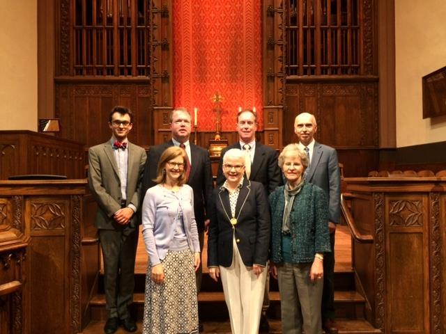 Thank you to the Reverend Dr. James Howell, Jimmy Jones, Nicolas Haigh, and the Myers Park United Methodist Church for hosting this year s Installation Service.