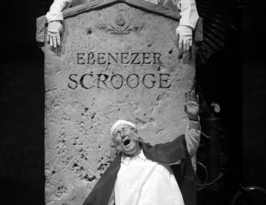 Themes for Discussion Redemption and Free Will No. Spirit! Oh, no, no, no! Spirit tell me I may sponge away the writing on the gravestone, Ebenezer Scrooge pleads with the Ghost of Christmas Future.