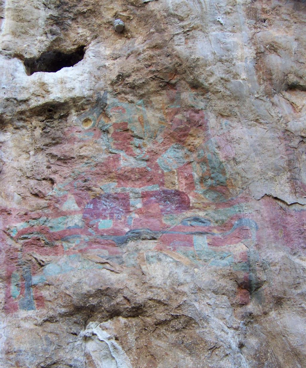 Figure 3: Photograph of Oxtotitlán Mural 1 (Image Copyright: Arnaud F.