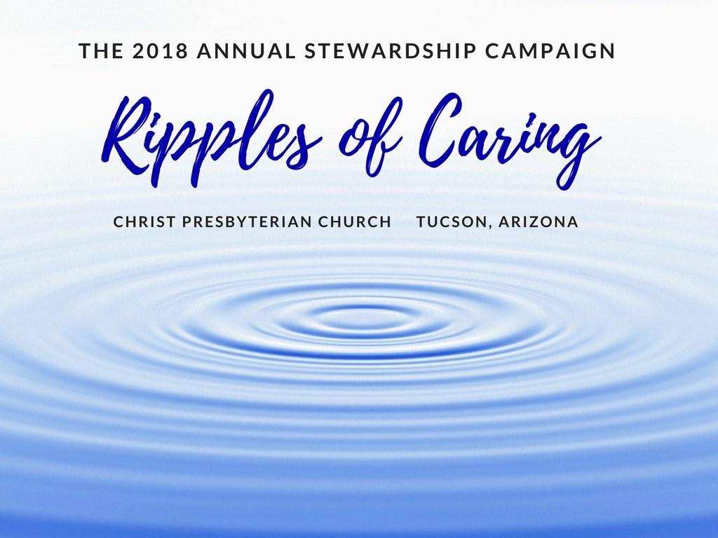 Thank you for your incredible generosity that has gotten our new year of stewardship support of the ministry and mission of CPC off to a great Your loving, generous support of the annual stewardship