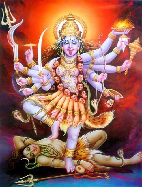 She is seen by the Hindus as the destroyer of evil forces.