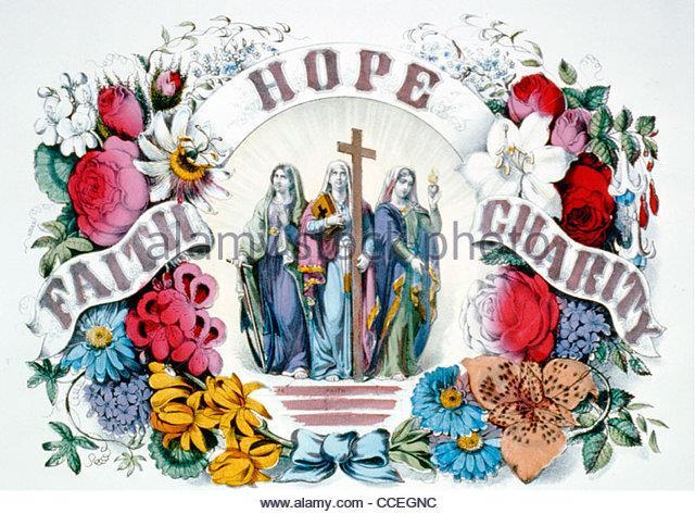 2 However, to bring this into proper balance, the words faith, hope and charity would not always refer to the Queen of Heaven.