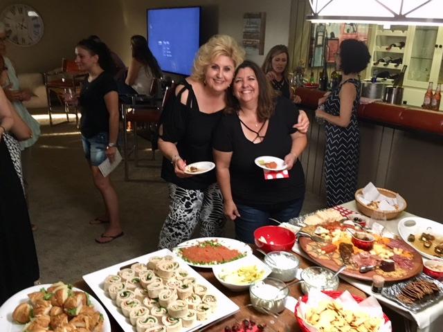 30 ladies joined in for a fabulous night filled with food, friends, and