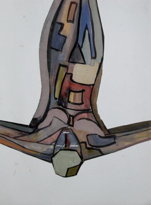 Female Crucifixion 50 x 39 cm,
