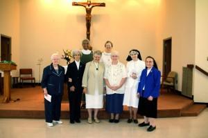 All the sisters who gathered for the eight-day meetings, expressed deep appreciation to the outgoing team for all their work - sometimes difficult over the past five years.