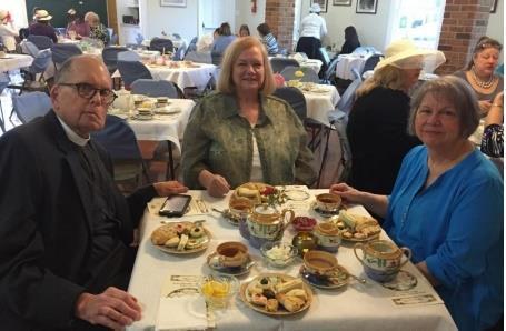 Travers Koerner and parishioners of Trinity, Morgan City, attended the 30th annual English Tea at St. John s, Thibodaux, on January 27.