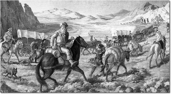 Opening up the Border William Becknell of Missouri led a caravan of traders to Santa Fe -