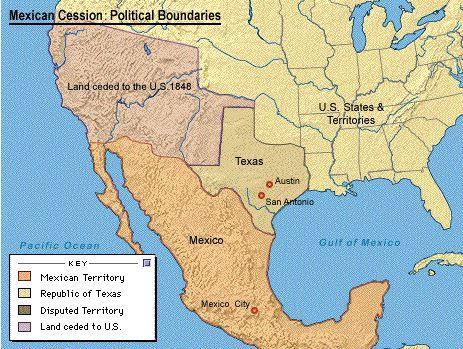 Defeating Mexico Treaty of Guadalupe Hidalgo ended the war - Mexico accepted Rio