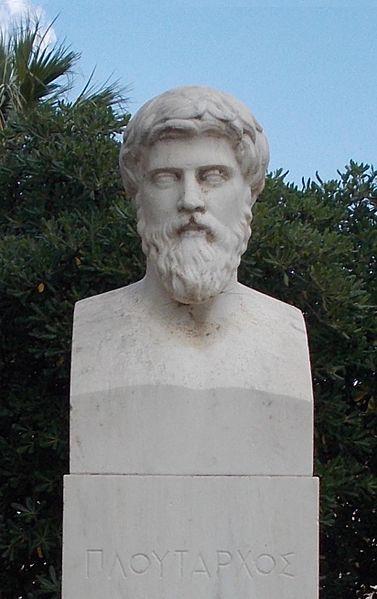 Plutarch's bust at Chaeronea, his home town.