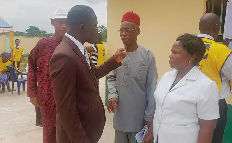 health Center for a very long time, said Okoye. This is a dream come true. The mortality rate here is very high due to lack of medical amenities. Daily life is a risk where we live.