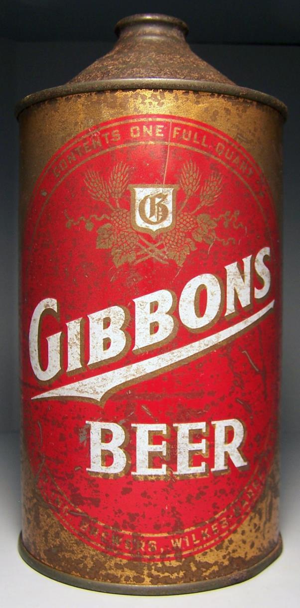 Gibbons Beer Variation Jim Hall Here are pics of an unlisted Gibbons