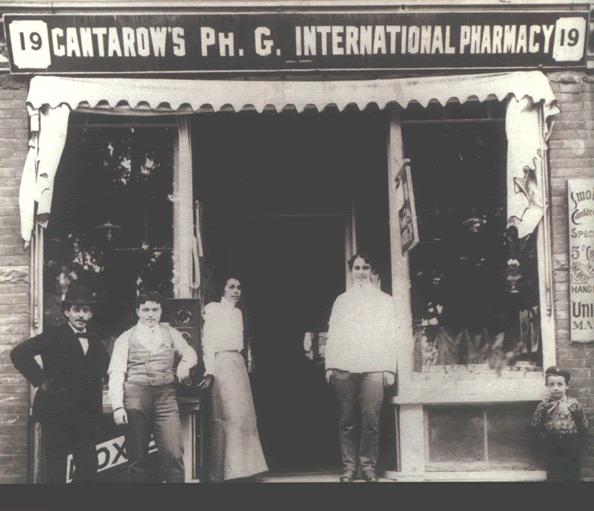 Cantarow s Pharmacy, Windsor Street, 1912.