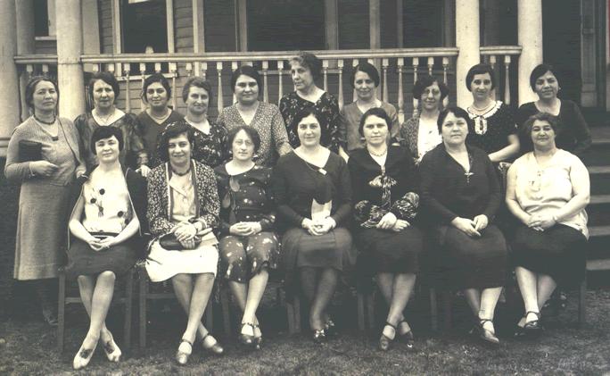 Hadassah board members, 1930.