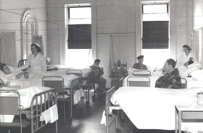 Mount Sinai Hospital ward, Capitol Avenue, 1923.