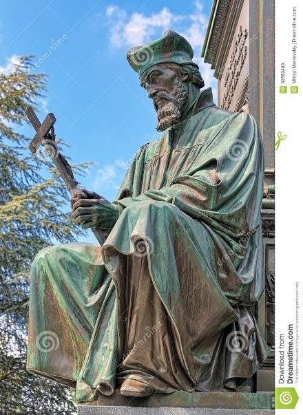 Jan Hus (John Huss) Jan Hus (1369-1415) From Bohemia (modern day Czech Republic) but influenced by Wycliffe s writings Spent most of his money purchasing indulgences for sins in 1393 Student,
