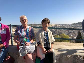 Pictures from the Holy Land: Susie Hagenstein THE ARROW Michele Weston & Myself (The city of Jerusalem behind us) Carol Capell, Carol Cerny (On the Sea of Galilee) The Mediterranean Sea Vice