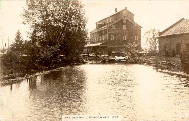 Photo of the mill taken about the same time as Beatty s sketch above, c.