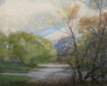 Springtime on the Credit River, Meadowvale, 1902 by Harry