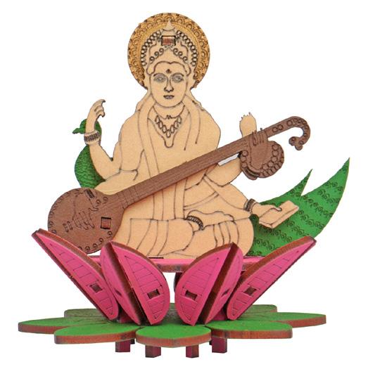 Saraswati Ma Ma Saraswati is the Hindu goddess of knowledge, music, wisdom, learning and arts.