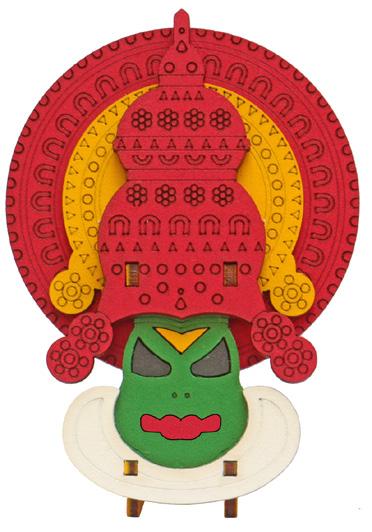 Kathakali Sathwika Kathakali Sathwika hero represents classical Indian Dance form from Kerala characterised by intricate make-up and headgear.