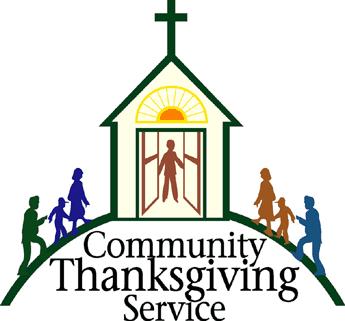 Community Thanksgiving Worship at First Presbyterian Church Sunday, November 20 at 7:00 p.m. We are delighted to host the community Thanksgiving worship service this year. The Rev.