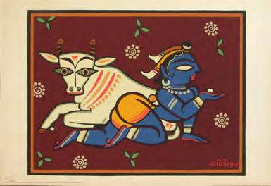 INDIA_Contemporary Some artists like Jamini Roy in Calcutta exploit the style found in