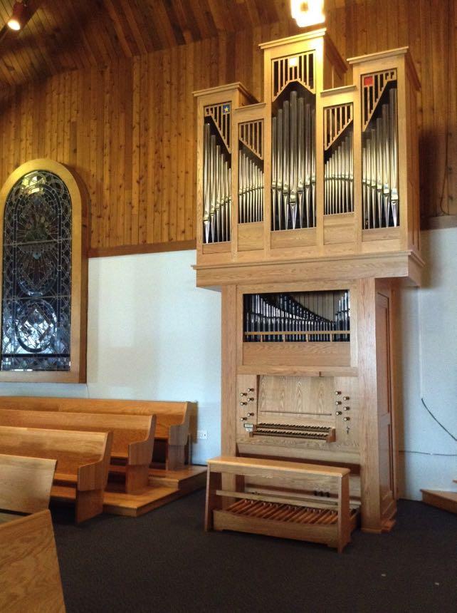 collaboration with David Storey), and at Holy Trinity Anglican Church in Edmonton, Alberta (in collaboration with Stephen Miller/Pipework).