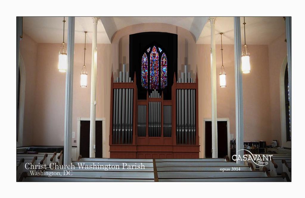 John the Evangelist Catholic Church in Davison, Michigan (III-36/40). We will complete the reinstallation of the 1958 Casavant organ at St. Mary s Catholic Church in Newport, Rhode Island (III-25/29).