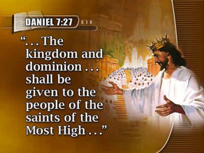118 God s people, His saints, will be joint heirs with Christ in taking possession of that everlasting
