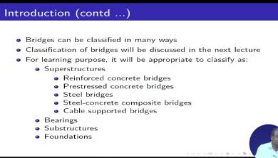 (Refer Slide Time: 19:21) Now coming to this particular one here I will like to tell you that the thing that this particular course that we are having here that only reinforced concreted road bridges