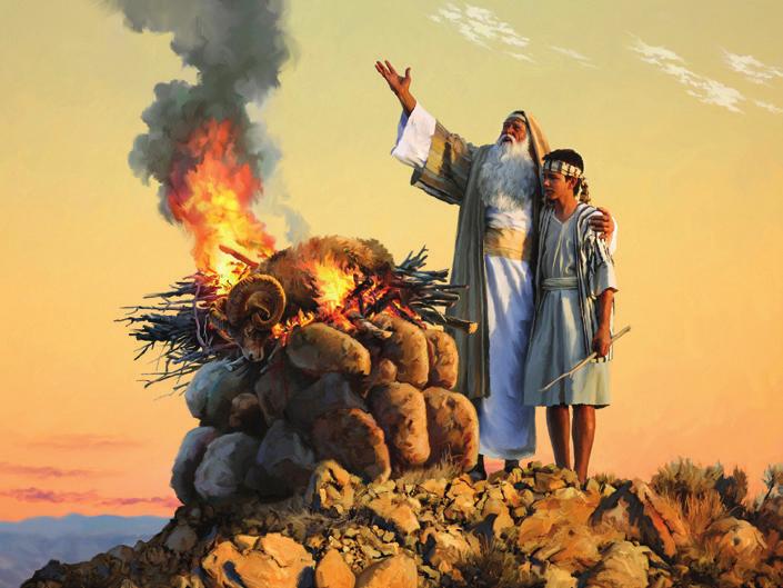 12 Offering of Isaac God tested Abraham s faith by asking him to sacrifice Isaac, the son through whom spiritual blessings would come, but at the last moment God provided a substitute sacrifice.