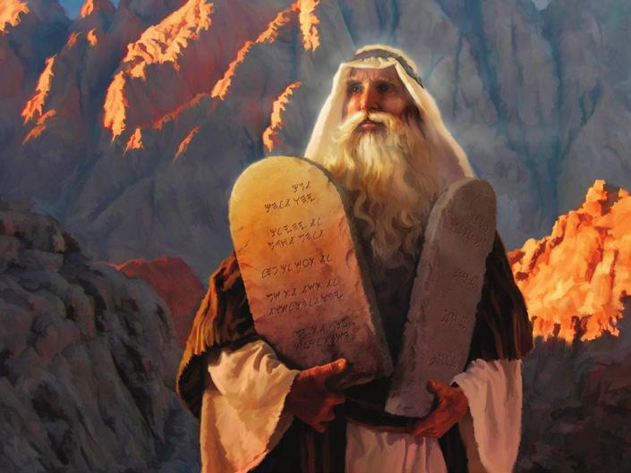 16 The Ten Commandments In the wilderness between Egypt and Canaan, God, the perfectly Holy One, gave the Israelites a set of laws which express His hatred for what we know as sin. Exodus 20:1-17 a.