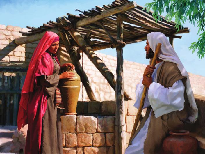 25 Encounter with a Samaritan Woman On another occasion, Jesus explained to a woman of Samaria how God could permanently satisfy her spiritual thirst. John 4:3-42 a.