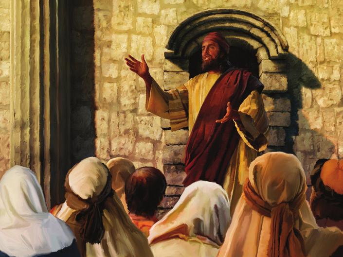 35 Peter Proclaims the Good News Soon after Jesus ascended, His disciples began to proclaim the good news about who Jesus was, what He did, and why people should trust in Him as their Savior.