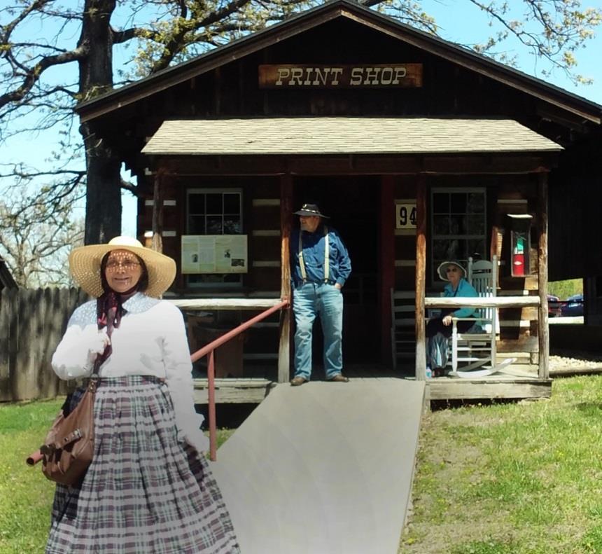 Civil War Days Har-Ber Village April 28 th saw chapter members decked out in their