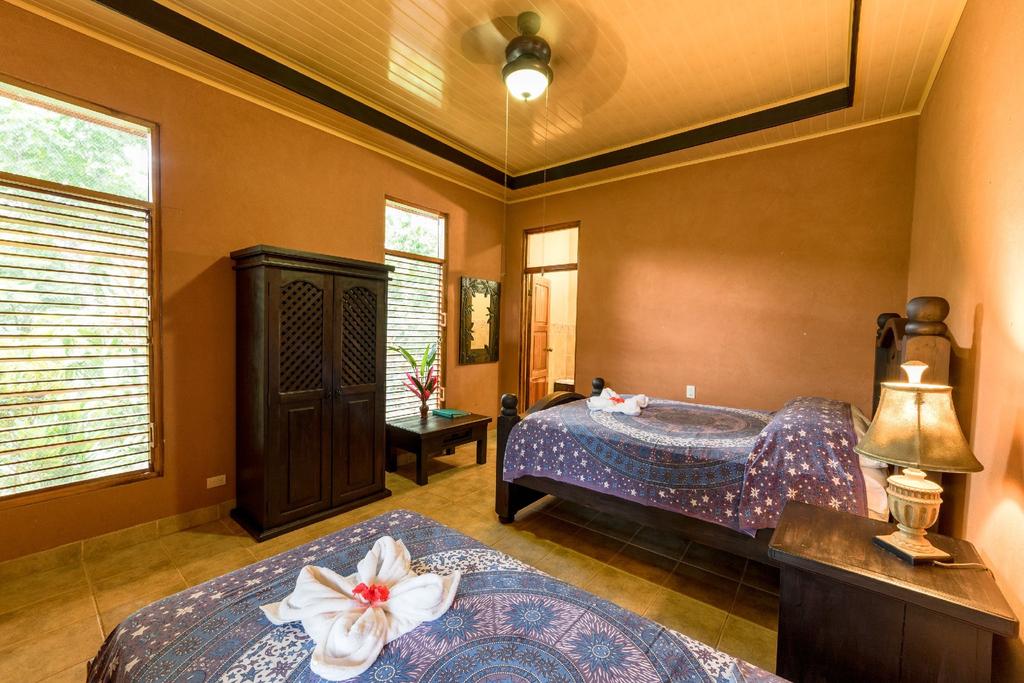 THE HACIENDA ROOM The spacious colonial-style Hacienda Rooms have private baths and are deigned to comfortably accommodate three women.