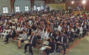 Many supporters attended the Greater New York Conference ordination service held during United Camp Meeting at Camp Berkshire.