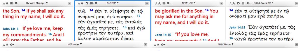 Textual Differences Jn 14:14 The Byzantine/TextusReceptus/Majority/KJV/NKJV text does not have the word me.