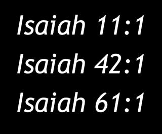 the Messiah Isaiah