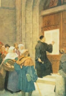 He believed that salvation was a gift from God, not something earned by doing good works. In 1517, when the Church began selling indulgences, Luther was astonished.
