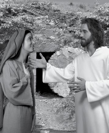 BIBLE STORY JESUS IS ALIVE! After the Sabbath, early in the morning, on the first day of the week, Mary Magdalene and another Mary went to view the tomb where Jesus had been buried.